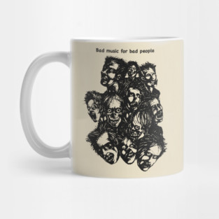 The Cramps Two - Vintage Pencil Drawing Style Mug