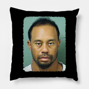 mugshot Tiger Pillow