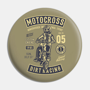Motocross Racing Pin