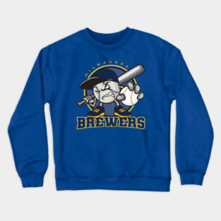 Milwaukee Brewers Baseball Crewneck Sweatshirt