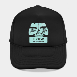 I Row On The Inside - Indoor rowing on the Erg Hat