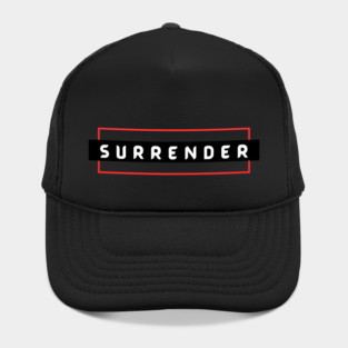 Surrender | Christian Typography Hat