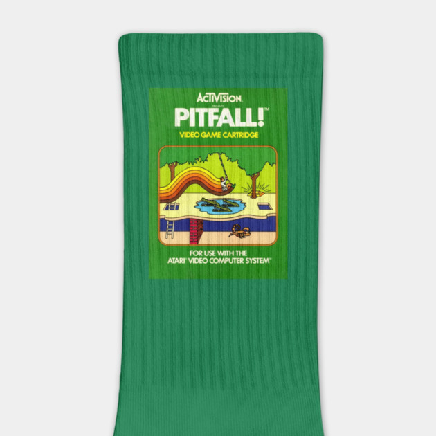 Classic 8-Bit Video Game Box Art - Pitfall! by Starbase79