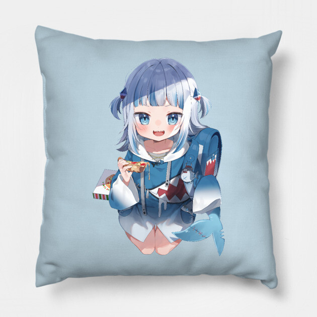 Gawr Gura Hololive Gawr Gura Pillow TeePublic