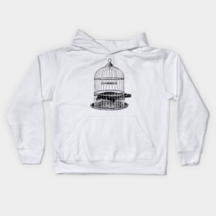 Caged Raven Kids Hoodie