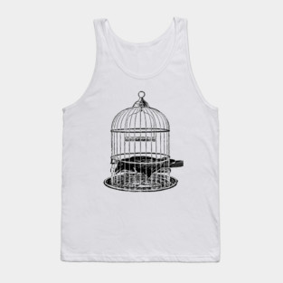Caged Raven Tank Top