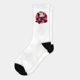 felix the cat keep walking Socks