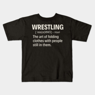 Wrestling Funny Kids T-Shirt
