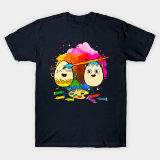Easter Eggs Painting Funny Cute Humor T-Shirt