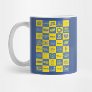 Simpsons Typography Mug