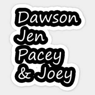 Dawsons Creek 90s Tee Sticker