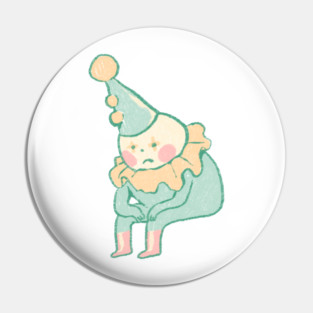 Sad clown Pin