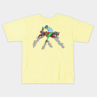 The Timeless Rebel: A New Generation Takes the Road Kids T-Shirt