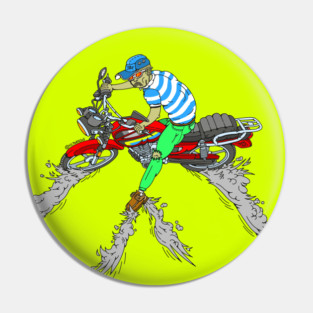 The Timeless Rebel: A New Generation Takes the Road Pin