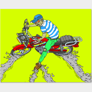 The Timeless Rebel: A New Generation Takes the Road Posters and Art