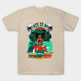 This is my tiki bar drinking shirt distressed for the tiki culture T-Shirt