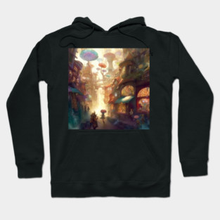 Steampunk London in the World of Fairy Hoodie