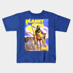 Vintage Aurora Model Kit Box Art - Planet of the Apes Kids T-Shirt
