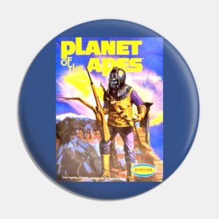 Vintage Aurora Model Kit Box Art - Planet of the Apes Pin