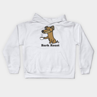 bark roast dog Kids Hoodie