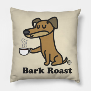 bark roast dog Pillow