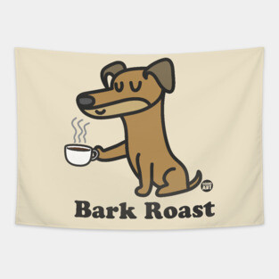 bark roast dog Tapestry