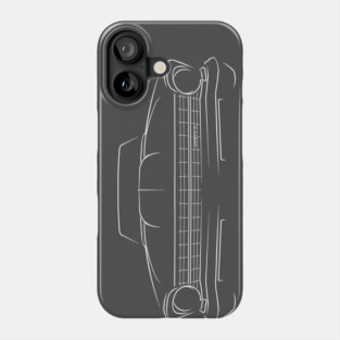 1967 Chevy II Nova - front stencil, white Phone Case