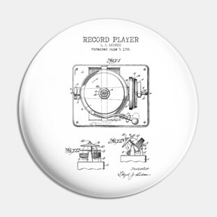 RECORD PLAYER Pin