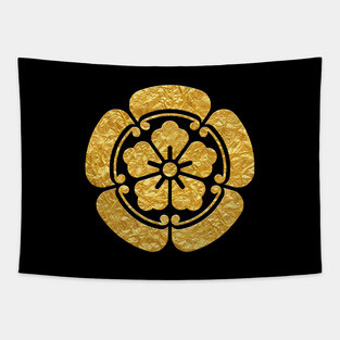 Japanese Mon Oda Mokko Tapestry