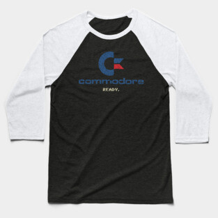 Commodore 64 Ready Vintage Baseball T-Shirt