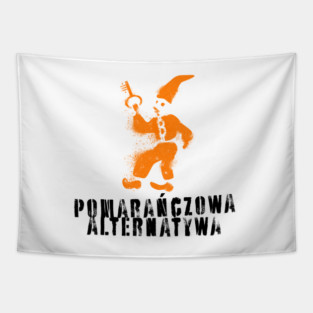 Orange Alternative (Polish) Tapestry