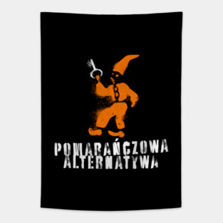 Orange Alternative (Polish) dark Tapestry