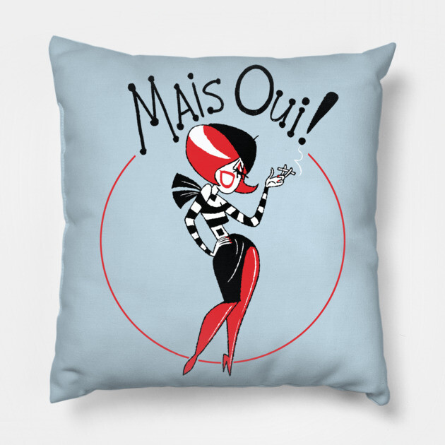 Mais Oui! Pillow by JoTheZette