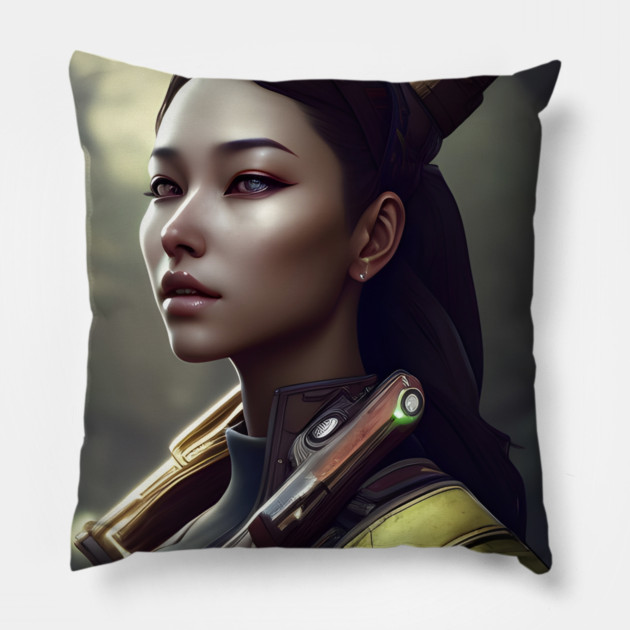 manga clothes princess  style Pillow by animegirlnft