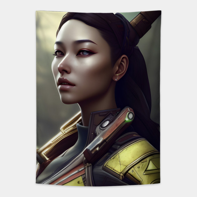 manga clothes princess  style Tapestry by animegirlnft