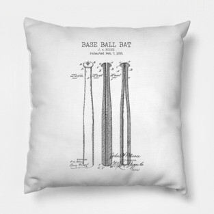 BASEBALL BAT patent Pillow