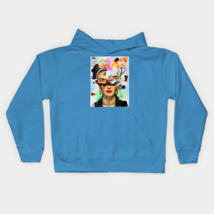 Kahlo analitica Kids Hoodie