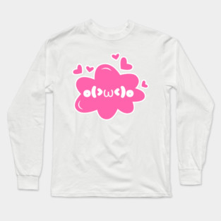 Anime Emoji - UwU Kawaii Kaomoji Long Sleeve T-Shirt