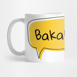 Anime Baka Text Cloud Mug