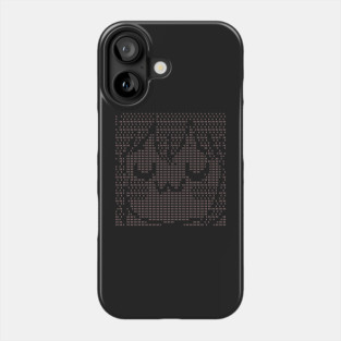 Anime ascii/dot art - UwU loli girl Phone Case
