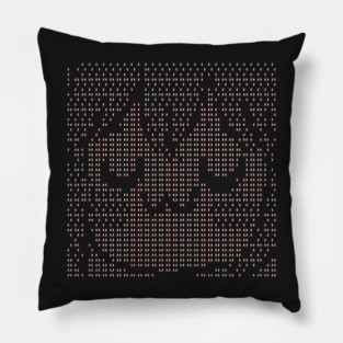 Anime ascii/dot art - UwU loli girl Pillow