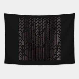 Anime ascii/dot art - UwU loli girl Tapestry