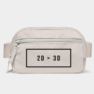 2D > 3D otaku Bag