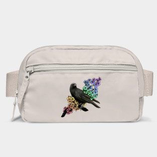 Crow in Rainbows Bag