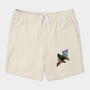 Crow in Rainbows Shorts