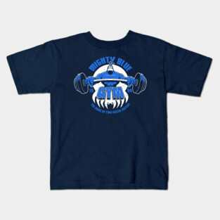 Mighty Blue Gym Kids T-Shirt
