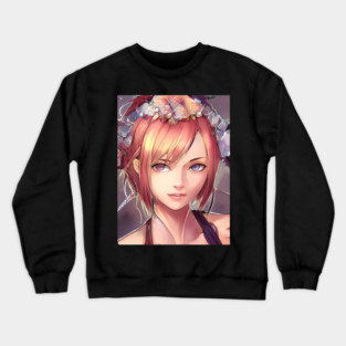 anime girl japan manga character Crewneck Sweatshirt