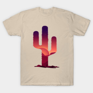 Desert Sunset Cactus T-Shirt