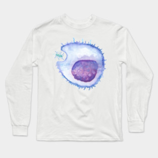 Phagocytosis WBC white blood cell Long Sleeve T-Shirt