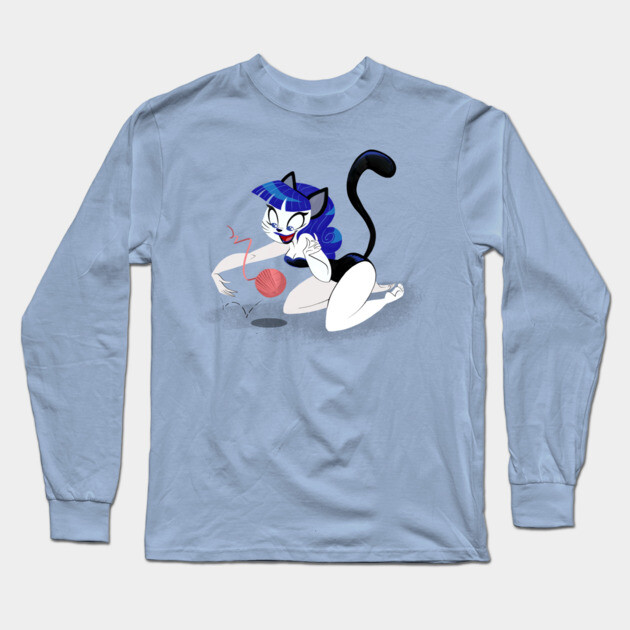 Kit Kat Yarn Long Sleeve T-Shirt by JoTheZette